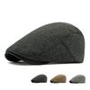 Spring Autumn Beret Men's British Vintage Forward Hat Paintsman's Hat Peaked Cap