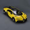 1/18 Bugatti Sports Car Model Toy Alloy Diecast Simulation Toys Vehicle with Sound and Light Rubber Tires Collection Toys for Boys Gifts