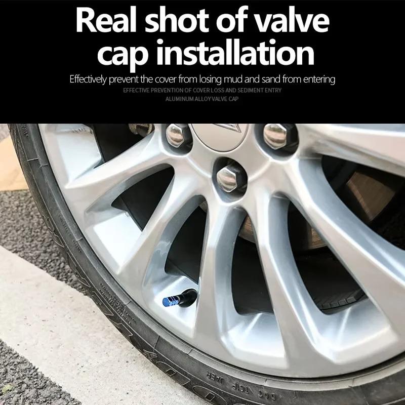 12 шт. Колпачки клапанов автомобильных шин из алюминиевого сплава, пыле- и водонепроницаемые, колпачки штоков обода шины для автомобилей, мотоциклов, велосипедов