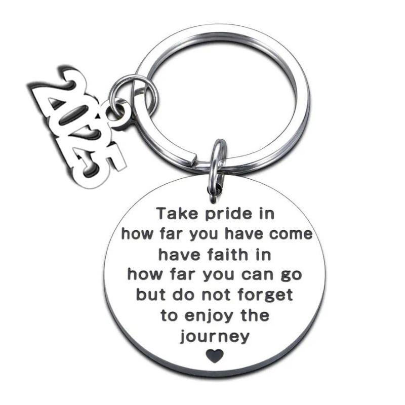 Выпускной брелок 2025 года, вдохновленные подарки для выпускников университетского колледжа, средней школы, сувенир для старшеклассников