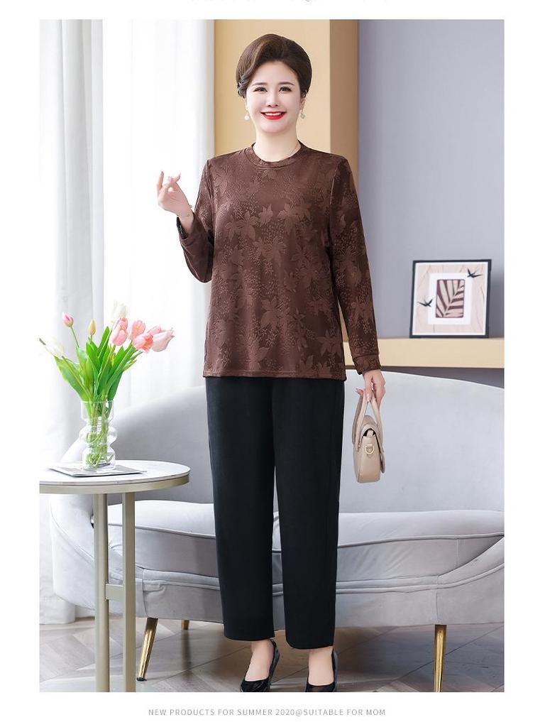 Свободная футболка большого размера для женщин среднего и пожилого возраста – Топ, скрывающий живот для мам (до 220 фунтов)