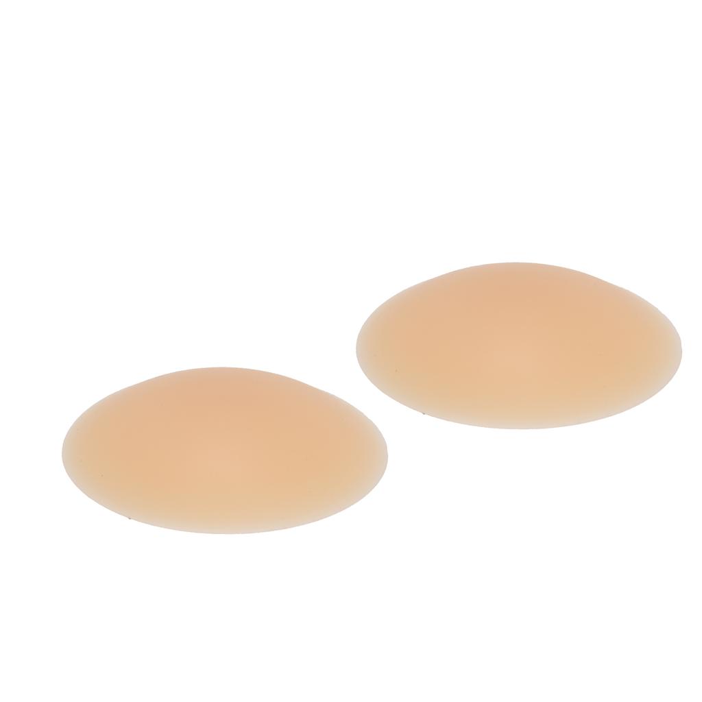 Reusable Adhesive Silicone Pasties Round Bra Paste Safe Adhesive Nippleless CoverSkin Tone M=8cm