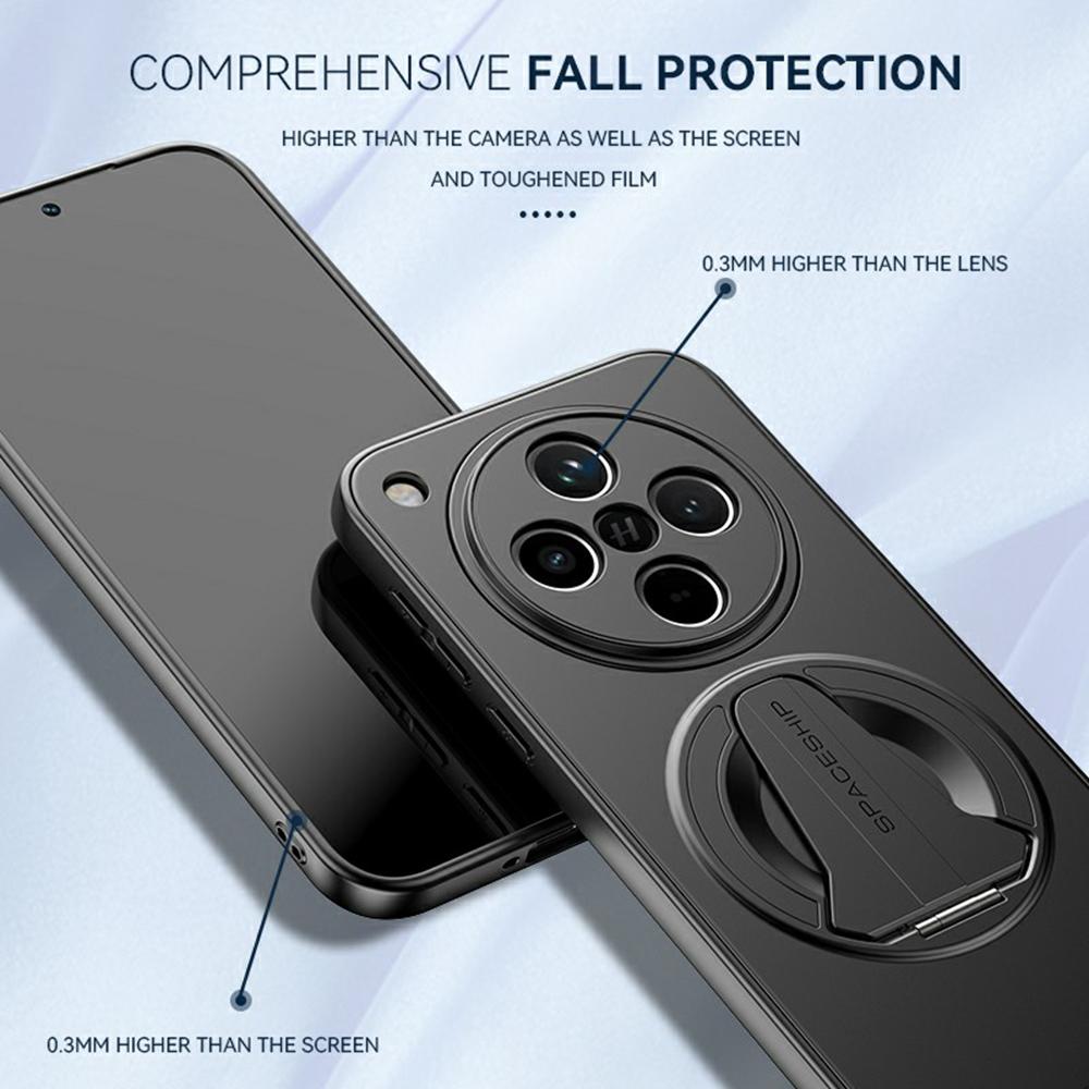 For Oppo Find X8 5G Case Compatible with MagSafe Hidden Kickstand Skin-Feel Matte PC TPU Phone Back Cover