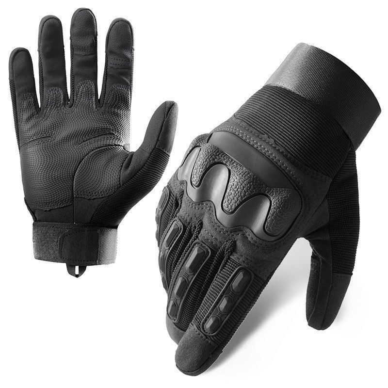 Tactical Gloves Men Full Finger Outdoor Sports Climbing Anti-Slip Military Motorcycle Riding Hard Shell Gloves