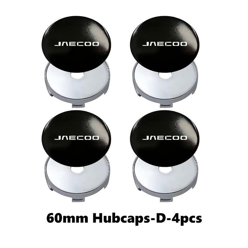 Aluminium Emblem Car Wheel Center Cover Sticker Hub Caps Decal For JAECOO J7 PHEV J8 2WD AWD