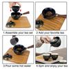 Ceramic Tea Cup for Puer 360 Rotation Tea Maker and Infuser Porcelain Chinese Gongfu Tea Set Flowers Exquisite Shape Teaware Kettles