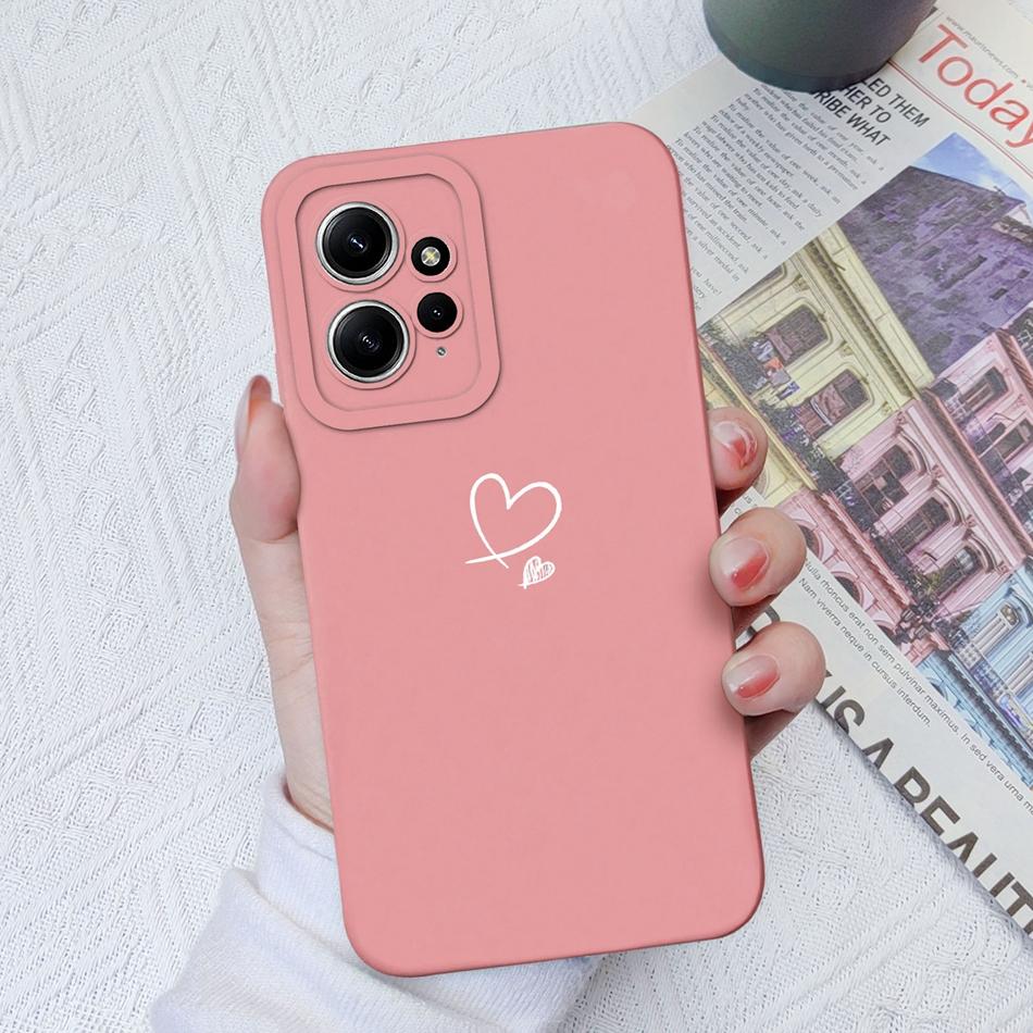 Чехол для Xiaomi Redmi Note 12 12S 4G 5G С рисунком Полная защита Мягкий Жидкий Силикон Мультяшная Крышка для Redmi Note 12 S Funda