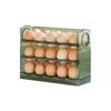 Multi Functional Household Foldable Egg Storage Box Refrigerator Drawer Style Food and Fruit Storage Tray Two Options Available