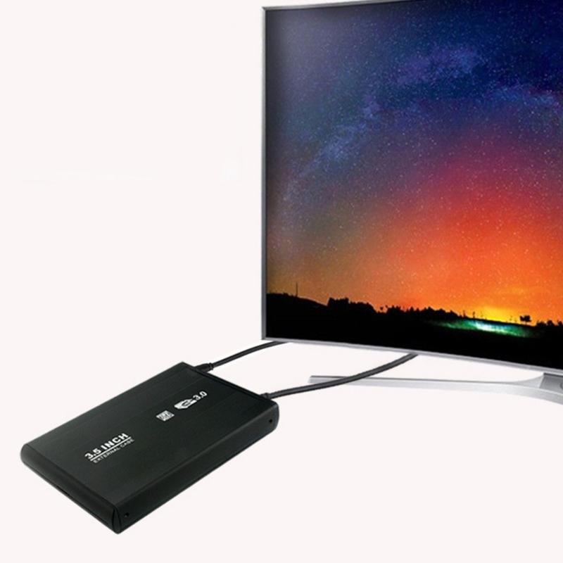 Алюминиевый корпус для 3,5-дюймового жесткого диска с поддержкой USB3.0 для простой установки и путешествий