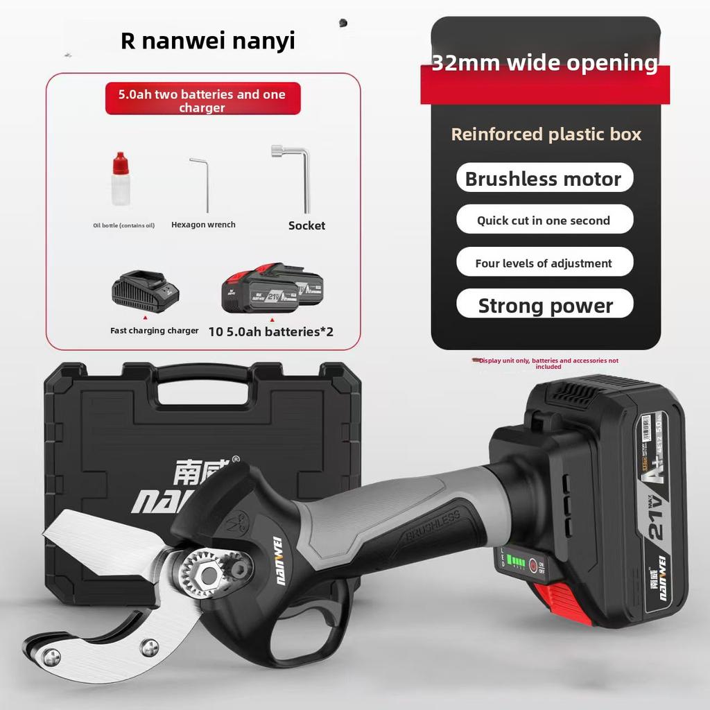 NANWEI Новое поколение Max 32 мм бесщеточный литиевый аккумулятор электрический резак для PPR труб, электрический резак для ПВХ труб горячего водоснабжения, быстрые ножницы для резки ПЭ