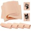 Blank Tattoo Practice Skin 5/10Pcs Tattoo Skin Practice Double Sides Tattoo Skin Microblading Eyebrow Fake Skin Sheet
