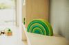 Grimm's GRIMM'S Green Arch Toy, SH10671, Educational Building Blocks for Interior Decor