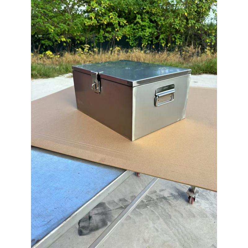 Запираемый ящик для инструментов из нержавеющей стали - Большой органайзер для крепления в автомобиль