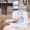 Высококачественная многофункциональная бытовая швейная машина, регулируемая 2-скоростная педаль со светодиодной подсветкой, 12 стежков