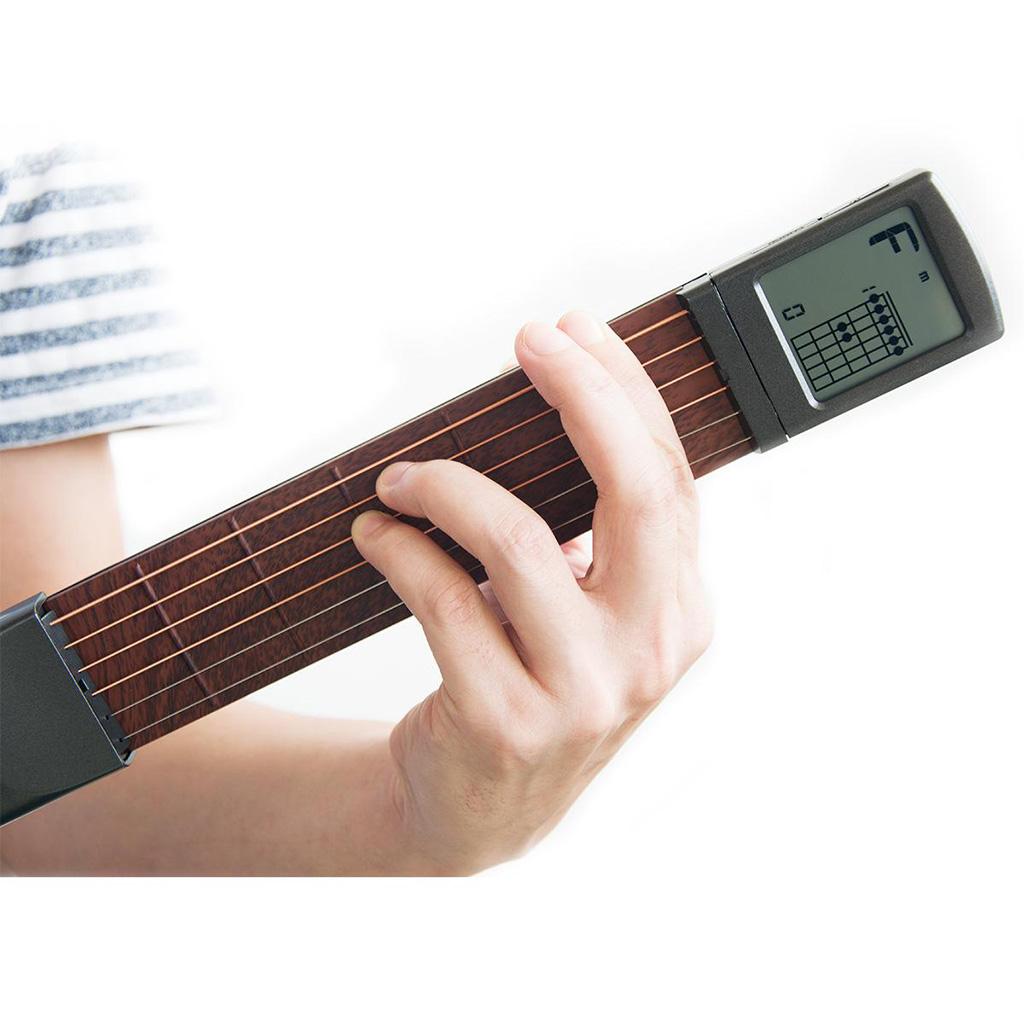 Black Portable Guitar Trainer Display Screen Practice Tool