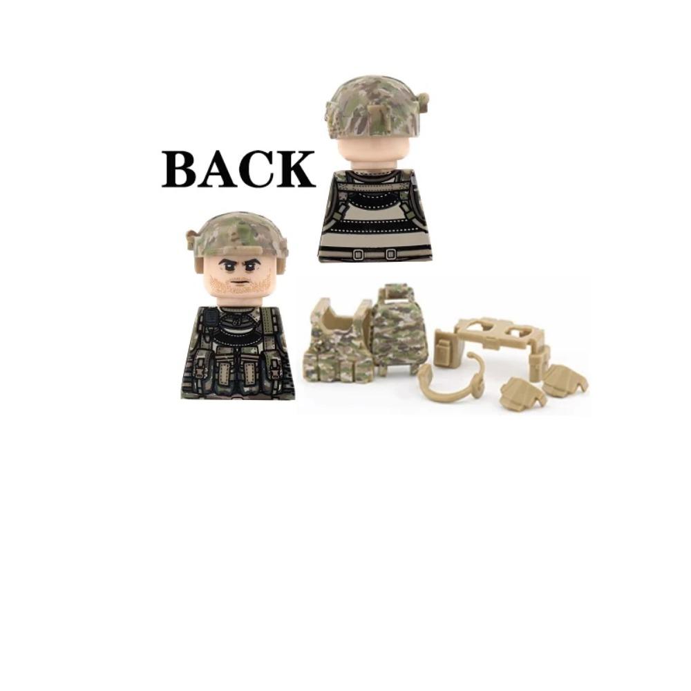 Детали солдат 101-й воздушно-десантной дивизии США, конструктор, офицер, армейский воин, пехота, военные аксессуары, оружие, кирпичики, игрушки GR03