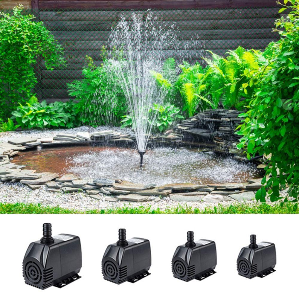 Ultra-Quiet Fountain Pump Submersible Ponds Fountains Fish Tank Filter Pump  Fish Pond Aquarium