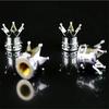 Универсальная King Queen Crown Автомобиль Грузовик Велосипед Шина Воздушный клапан Крышки штока колес Колесные диски