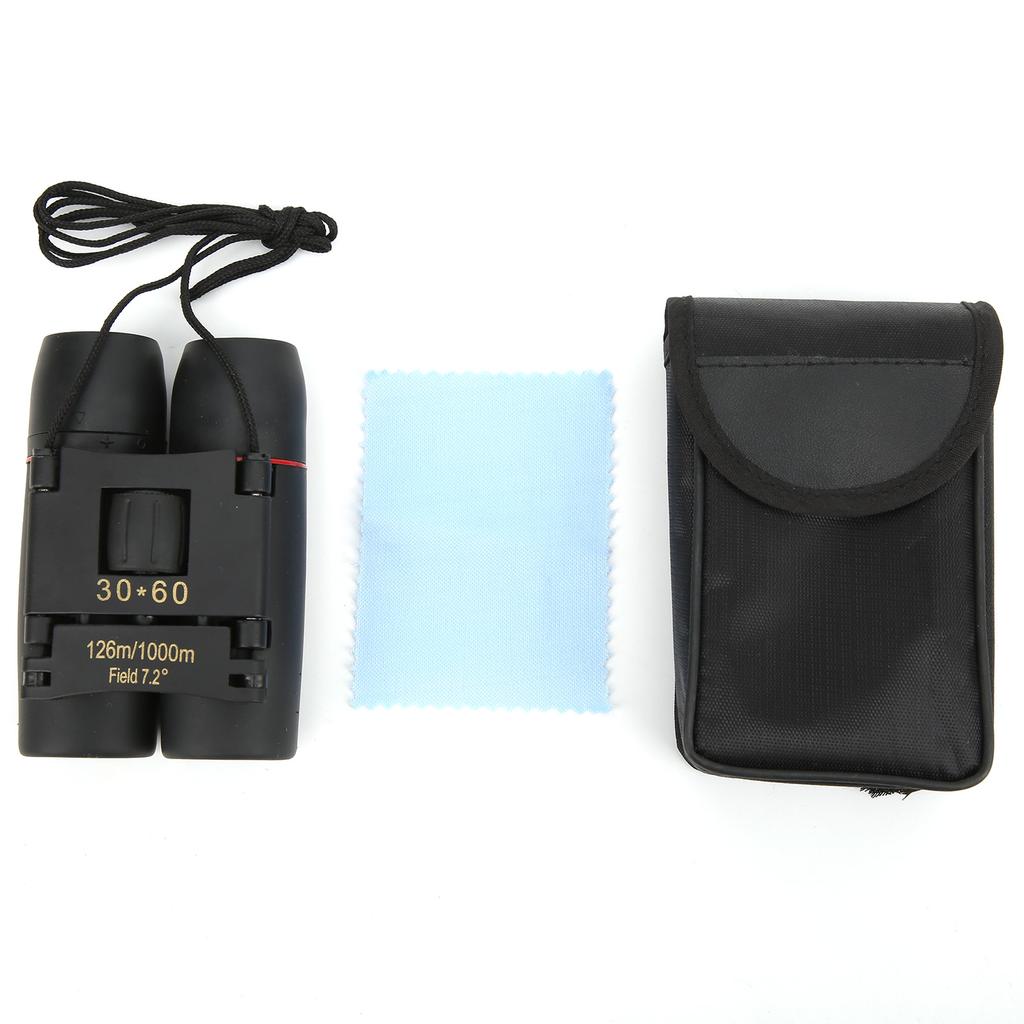 Портативный мини 30x60 зум складной бинокль телескоп 126м1000м бинокль для взрослых детей