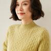 Women's Cashmere Sweater Qinghe Cashmere 100% Cashmere Autumn and Winter Cashmere Thickened Pullover Soft and Warm