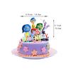 32Pcs Inside Out 2-Themed Party Decoration Set w/ Banner, Cake Toppers, Balloons