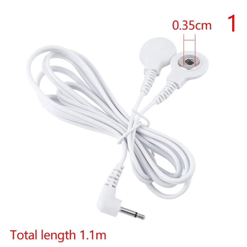 2-ходовой массажер с кнопкой, кабель, электрод, электродные накладки, стандартное соединение, массаж для десяти устройств, провода, кабели