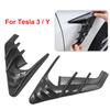 2Pcs Car Side Camera Indicator Protection Cover Trim For Tesla For Model 3 Y Automotive Exterior Decoration Components
