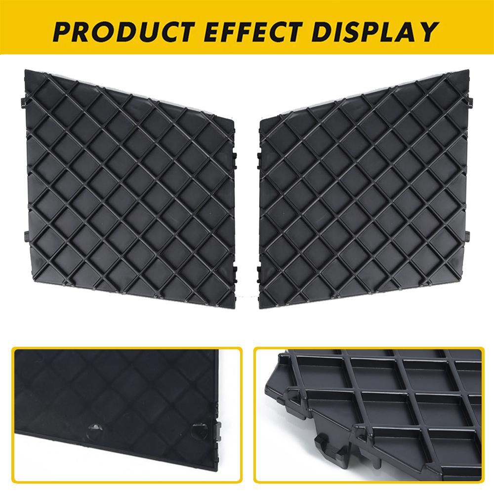 2x For BMW E60 E61 M Body Kit 03-10 Car Front Bumper Lower Mesh Grille Plate Trim Cover 51117897184 51117897186 Car Accessories