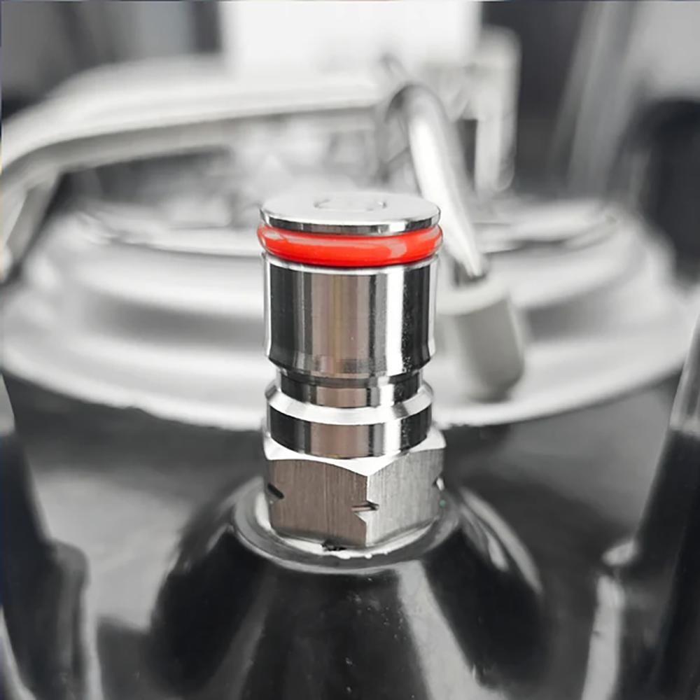 kegland Уплотнение для шарового фитинга 10 штук силиконовых уплотнительных колец для штуцеров с цветовой кодировкой (5 x Красный Газ + 5 x Желтая Жидкость) Пиво