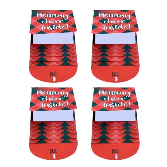 Книжечка подарочных карт на Рождество Ручная работа Счастливого Рождества Книжка подарочных карт Выдвижной дизайн DIY Вау Держатель для карт Памятный подарок на праздник Рождественская вечеринка