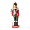 Christmas Nutcracker Figurine Seasonal Decor 25 cm Standing Festival Ornament