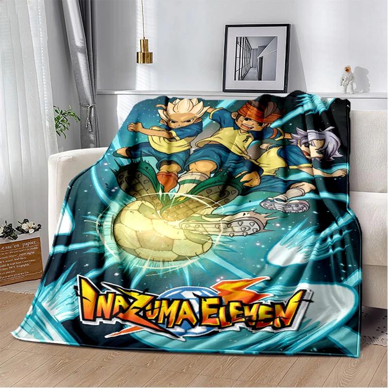 3D Inazuma Eleven Mark Evans Anime Cartoon Soft Plush Blanket,Flannel Blanket Throw Blanket for Living Room Bedroom Bed Sofa Kid