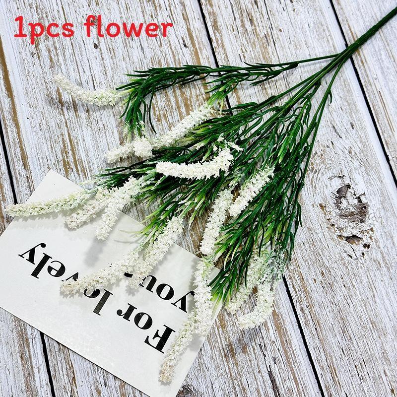 Simulated Bouquet Lavender Artificial Plastic Artificial Flower For Decor Indoor
