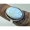 Natural Larimar Pectolite Gemstone 925 Solid Sterling Silver Ring Size US-7 PG-123