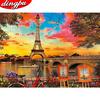 Diamond Painting Full Drill Landscape 5D DIY Diamond Embroidery Mosaic Iron Tower Cross Stitch