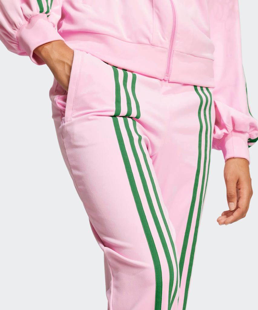 adidas Велюровые спортивные штаны 70-х - Розовые:Зеленый / Jn8289