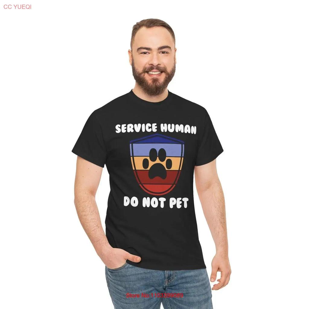 Service Huunisex Do Not Pet T Shirt Heavy Cotton Perfect For Dog Lovers Awareness Events Birthday S Owner Apparel Vintage