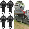 4Pcs Car Tent Suction Cups Buckle Side Round/Triangular Awning Anchors Outdoor Camping Tent Suckers Anchor Securing Hook