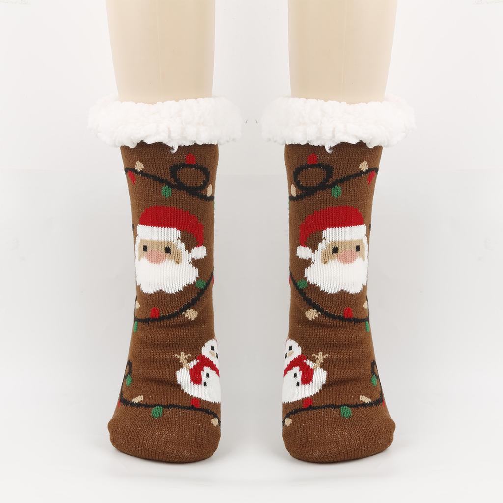 Женские носки для пола, Теплые и Толстые Мультяшные Животные Холодостойкие Петлевые Носки для Сна