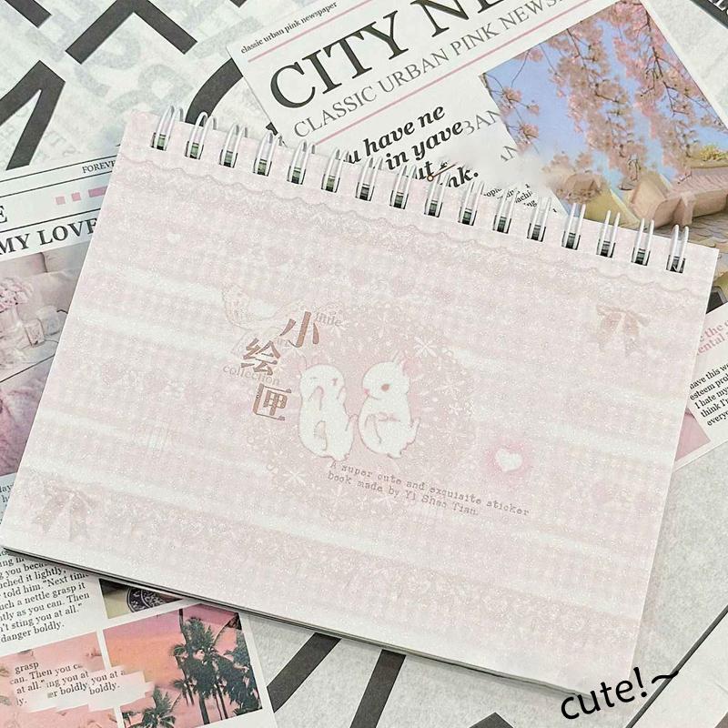 30 Sheets Korean Ins Cute Decorative Stickers Book Y2K Scrapbooking Phone Case DIY Journal Collage Material Sticker Gift