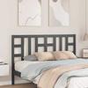 VidaXL Headboard Grey 146x4x100 Cm Solid Pine Wood 817842