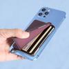 Magnetic Card Holder for Apple 16 Pro Max: Universal MagSafe PU Card Sleeve & ID Holder
