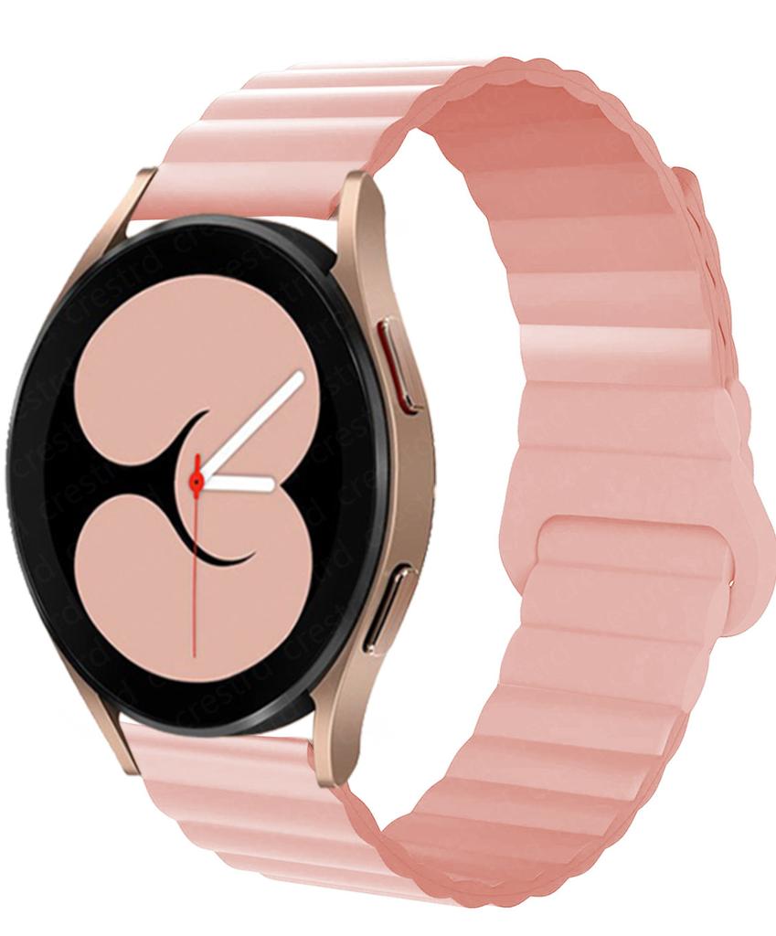 20/22mm Band for Samsung Galaxy Watch 5 Pro/4 6 Classic 46mm 42/active 2 Magnetic Silicone Bracelet Huawei Watch Gt 2/Pro Strap