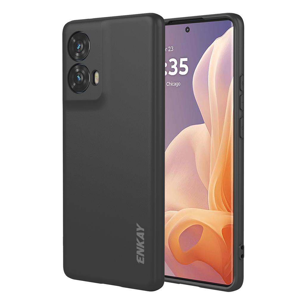 For Motorola Edge 50 Fusion 5G Silicone Case Straight Edge Cell Phone Back Cover