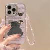 Zhitai iPhone 15 Pro Мобильная цепочка с зеркальным чехлом 3 в 1 для iPhone 14/16 Pro Max