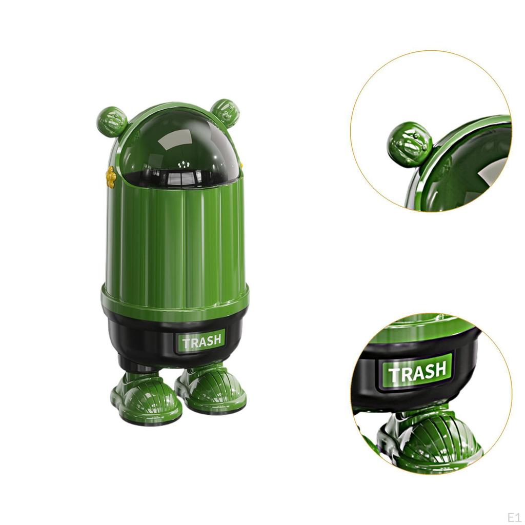 Trash Can Bins Dustbin Storage Bucket Creative Garbage Wastebasket for Dorm Bathroom