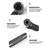 Motorcycle Scooter Valve Tool Alloy Valve Screw Wrench Spanner M9 M10 Valve Clearance Adjustment Tool For Motorcycle Repair Tool