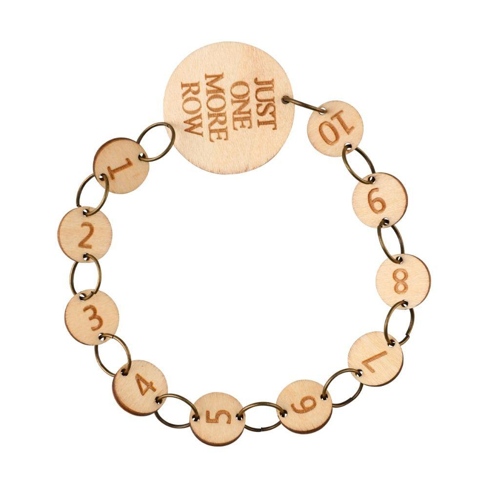 Деревянная вязальная линейка-калибр, подвески, маркеры для вязания спицами и крючком, вязальные инструменты и аксессуары