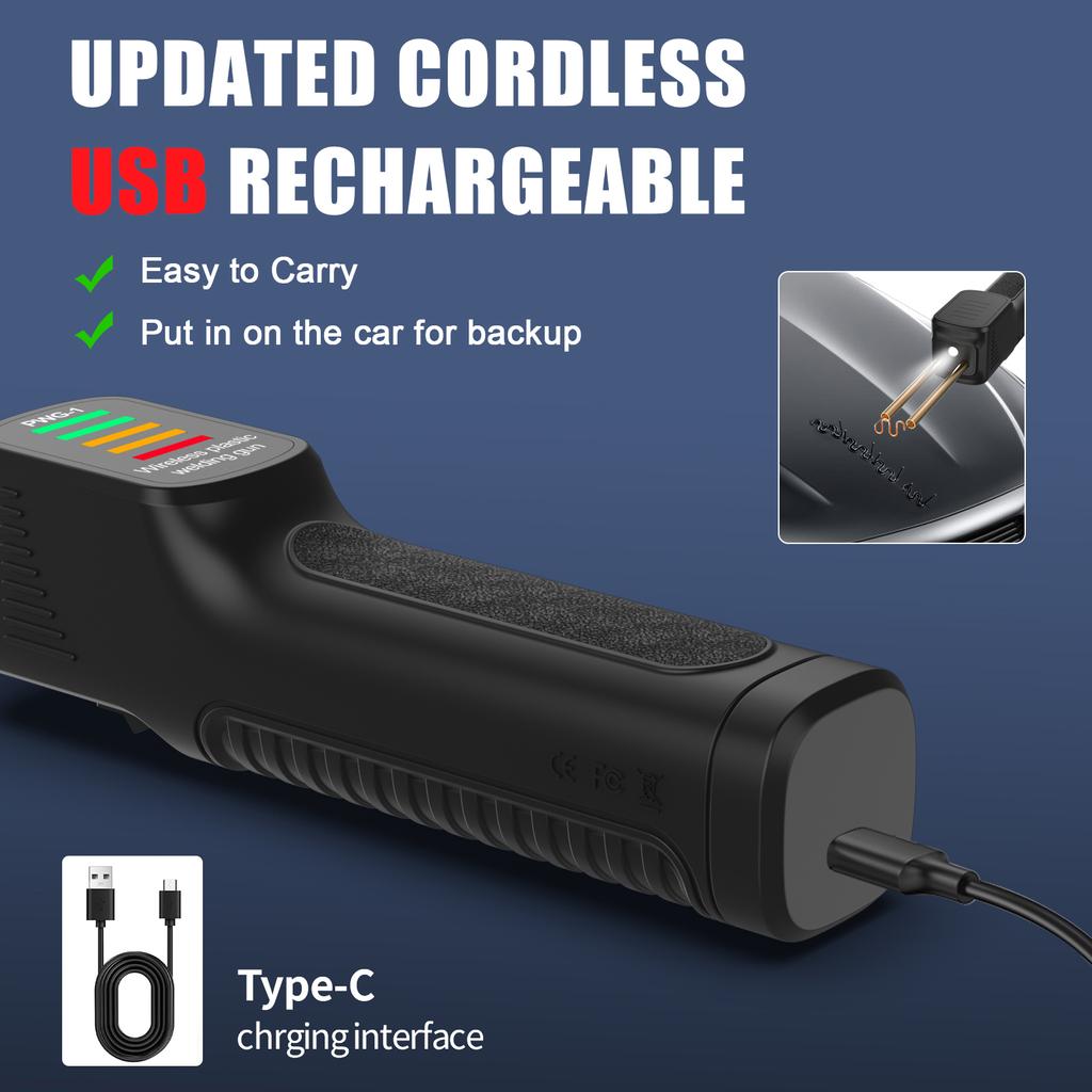 Беспроводной комплект для сварки пластика, сварочный аппарат для пластика, работающий от аккумулятора, сварочные пистолеты для пластика, набор для ремонта пластика бампера автомобиля