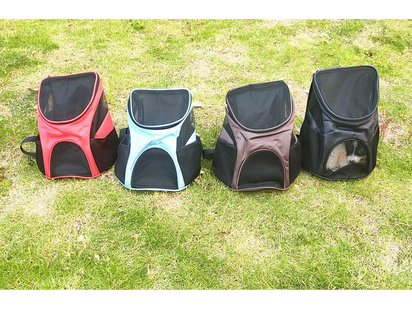 Дышащий рюкзак для маленьких собак - Оксфордская сетка, двойной плечевой, сумка для тедди